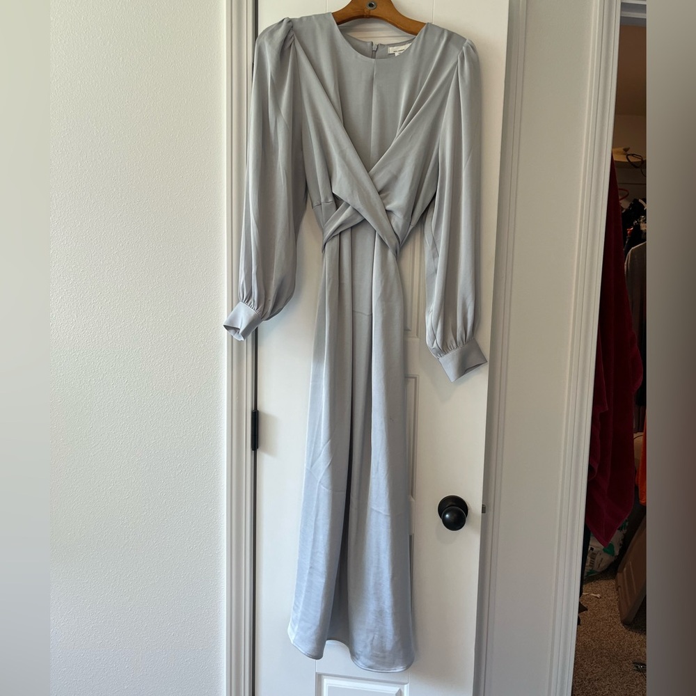 H&M Maternity Gray Wrap Dress